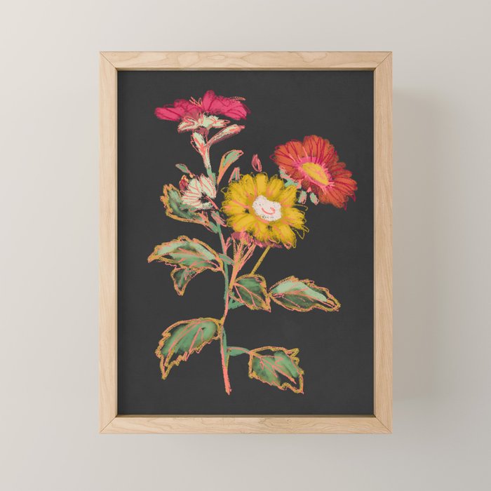 Garden Flowers 9 Mini Art Print Gallery Image 1