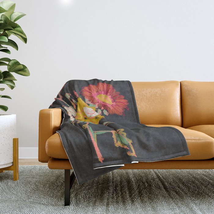Garden Flowers 9 Throw Blanket Gallery Image 1