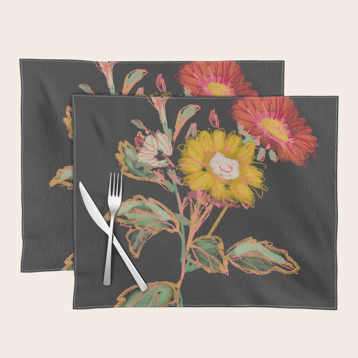Garden Flowers 9 Placemat Gallery Image 1