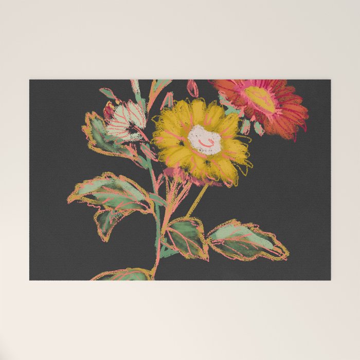 Garden Flowers 9 Welcome Mat Gallery Image 1