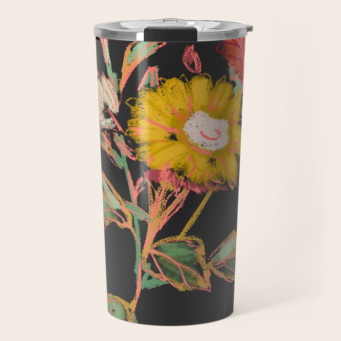 Garden Flowers 9 Travel Mug Gallery Image 1