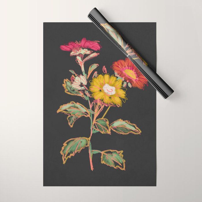 Garden Flowers 9 Wrapping Paper Gallery Image 1