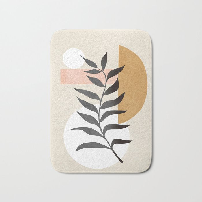 Minimal Abstract Shapes 15 Bath Mat Gallery Image 1