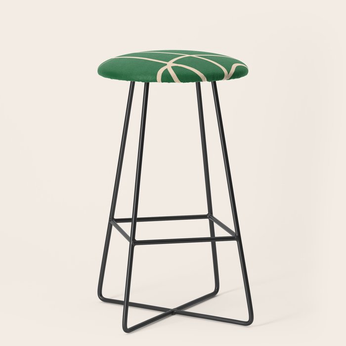 Abstract Line Art Cat 9 Stool Gallery Image 1