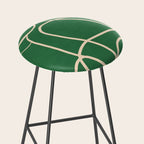 Abstract Line Art Cat 9 Stool Gallery Image 2