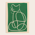 Abstract Line Art Cat 9 Poster Gallery Image 4