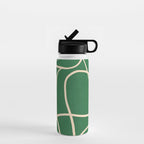 Abstract Line Art Cat 9 Water Bottle Gallery Image 1