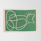 Abstract Line Art Cat 9 Rug Gallery Image 2