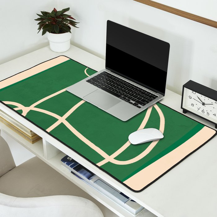 Abstract Line Art Cat 9 Desk Mat Gallery Image 2