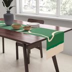 Abstract Line Art Cat 9 Table Runner Gallery Image 2
