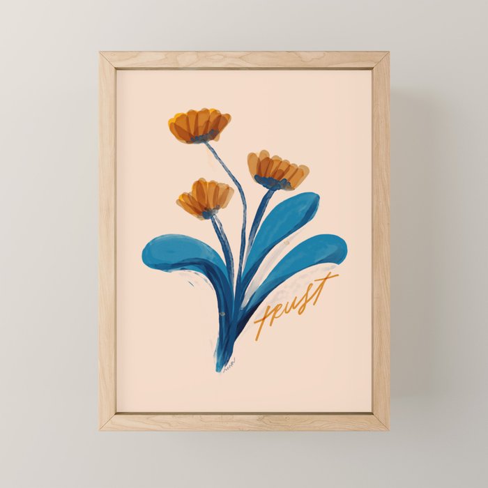 Trust. Mini Art Print Gallery Image 1