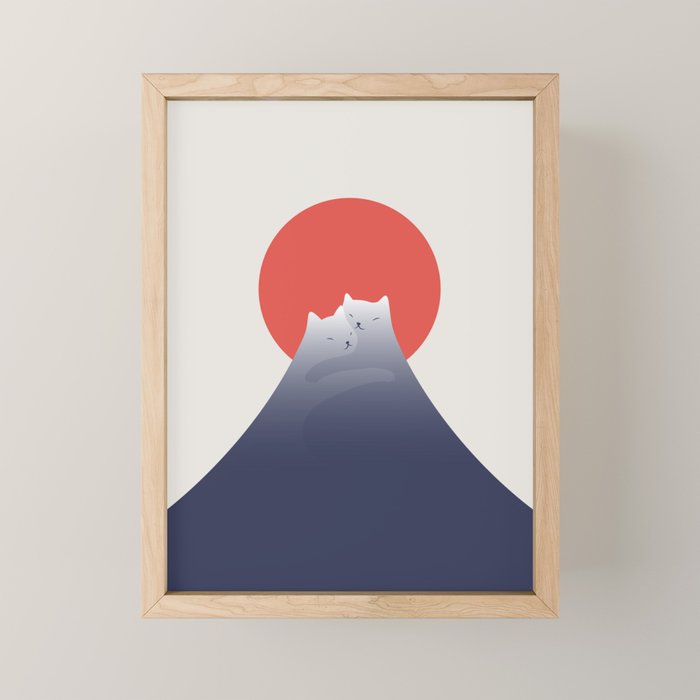 Cat Landscape 98 Mini Art Print Gallery Image 1
