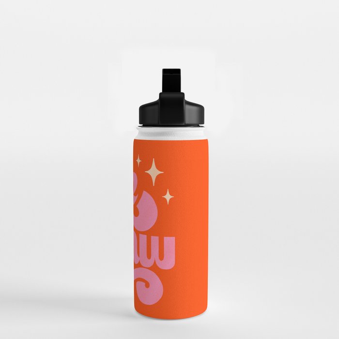 Yee Haw - Pink on Orange Water Bottle Gallery Image 2