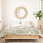 Palm Leaves . Lush Green Duvet Cover Gallery Image 3