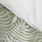 Palm Leaves . Lush Green Comforter Gallery Image 4