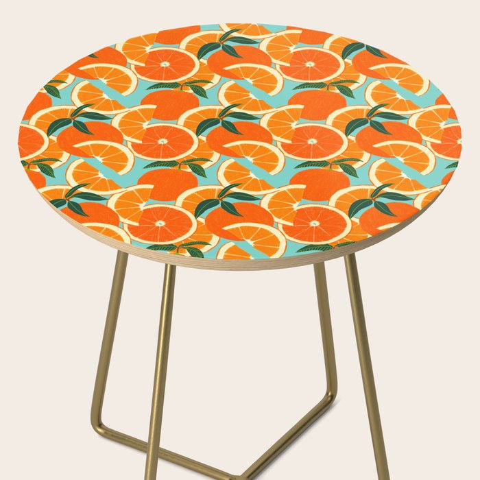 Orange Harvest - Blue Side Table Gallery Image 2