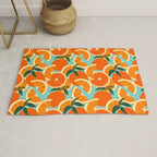 Orange Harvest - Blue Rug Gallery Image 1