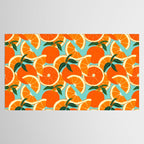 Orange Harvest - Blue Tablecloth Gallery Image 2