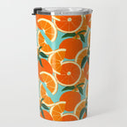 Orange Harvest - Blue Travel Mug Gallery Image 3