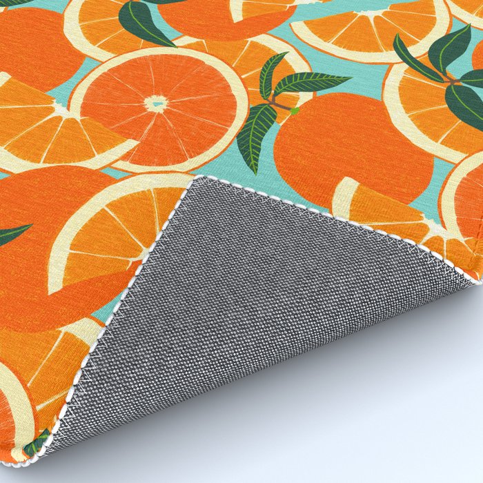 Orange Harvest - Blue Rug Gallery Image 4