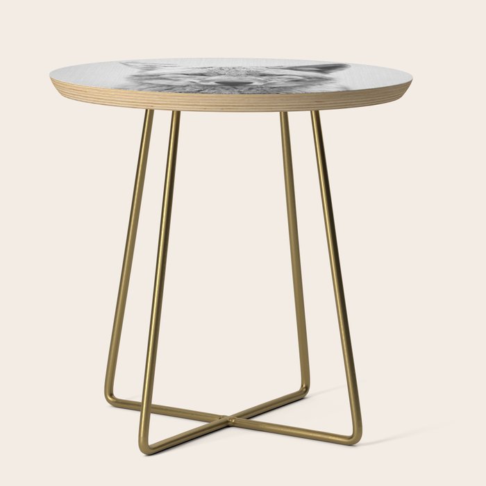 Coyote - Black & White Side Table Gallery Image 1