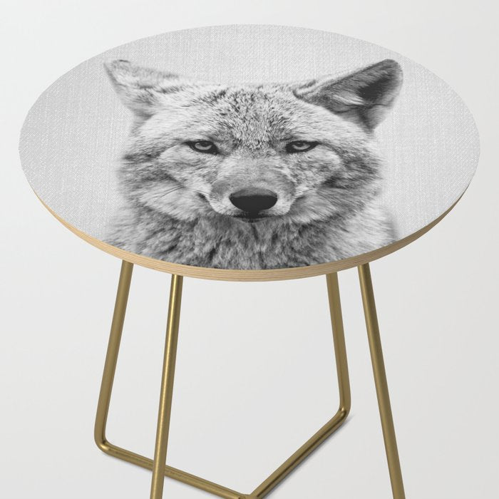 Coyote - Black & White Side Table Gallery Image 2