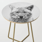 Coyote - Black & White Side Table Gallery Image 2