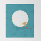 Fluffy Sheep Throw Blanket Gallery Image 2