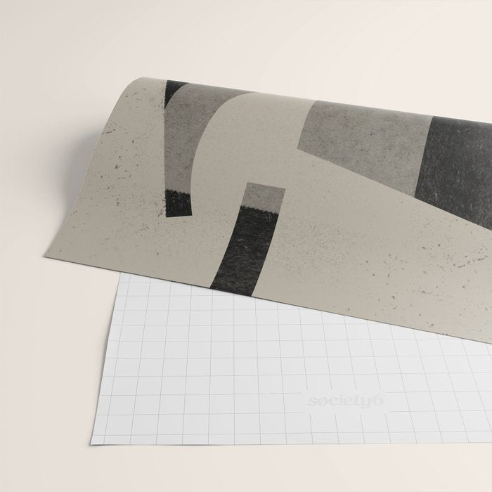 Geometric Object Mid Century Modern Wrapping Paper Gallery Image 2