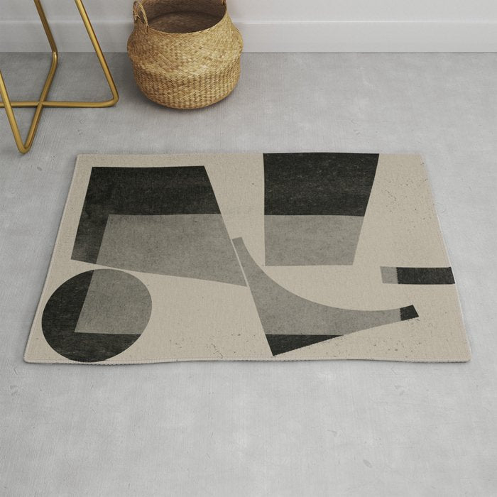 Geometric Object Mid Century Modern Rug Gallery Image 1