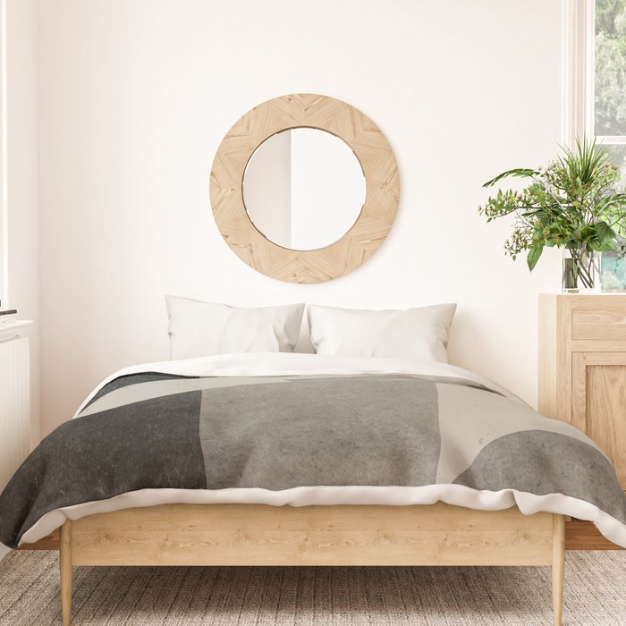 Geometric Object Mid Century Modern Duvet Cover Gallery Image 3