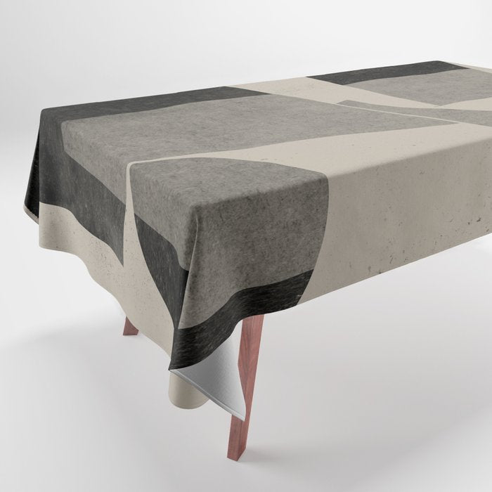 Geometric Object Mid Century Modern Tablecloth Gallery Image 1