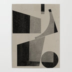 Geometric Object Mid Century Modern Poster Gallery Image 4