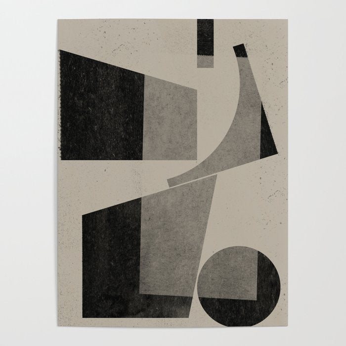 Geometric Object Mid Century Modern Poster Gallery Image 4