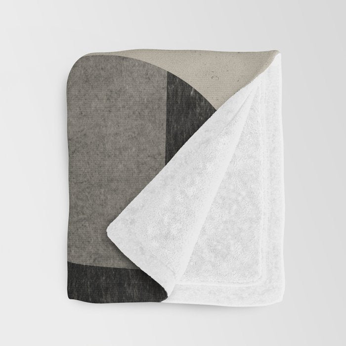 Geometric Object Mid Century Modern Throw Blanket Gallery Image 3