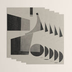 Geometric Object Mid Century Modern Wrapping Paper Gallery Image 3