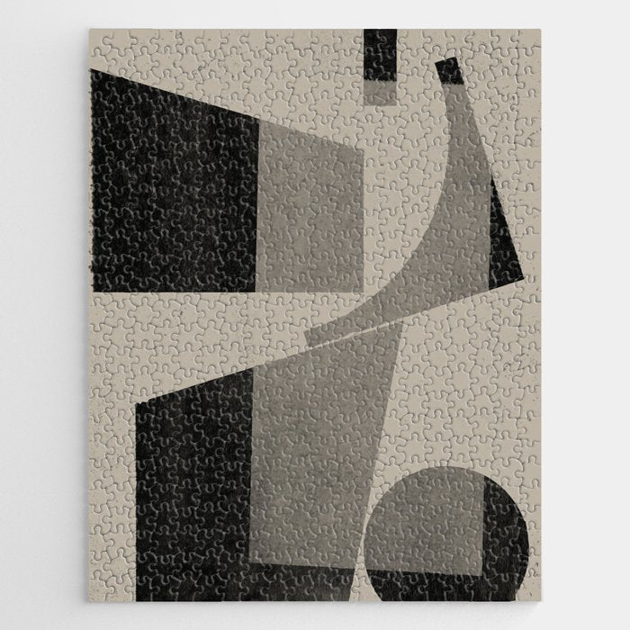 Geometric Object Mid Century Modern Jigsaw Puzzle Gallery Image 1