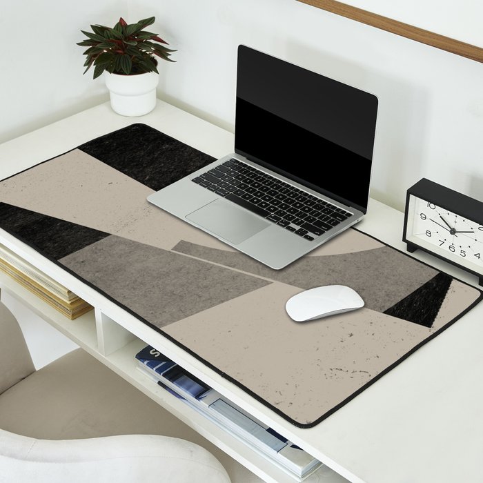 Geometric Object Mid Century Modern Desk Mat Gallery Image 2