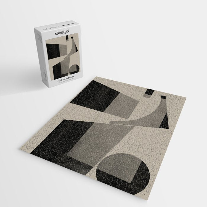 Geometric Object Mid Century Modern Jigsaw Puzzle Gallery Image 2