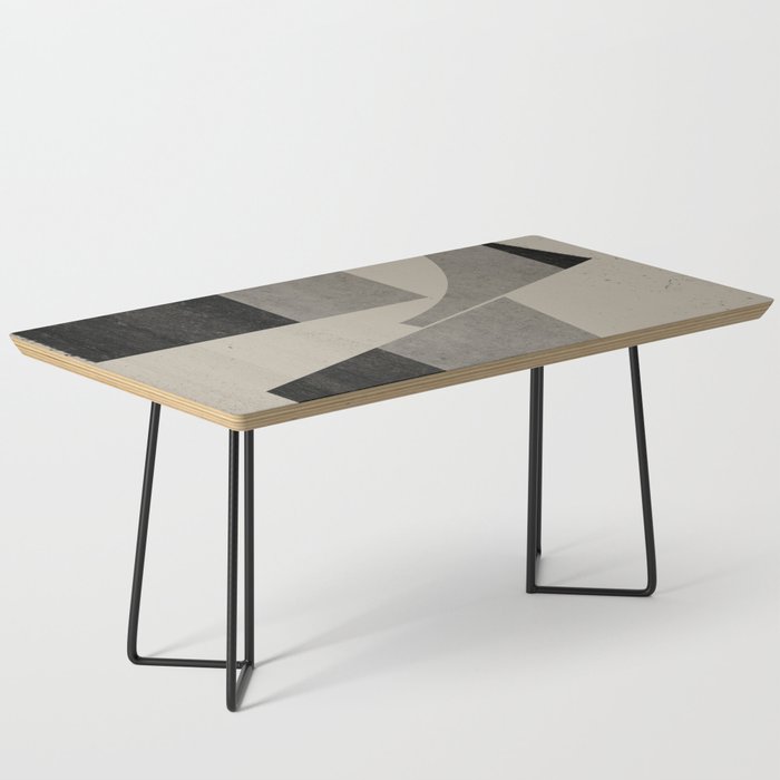 Geometric Object Mid Century Modern Coffee Table Gallery Image 1