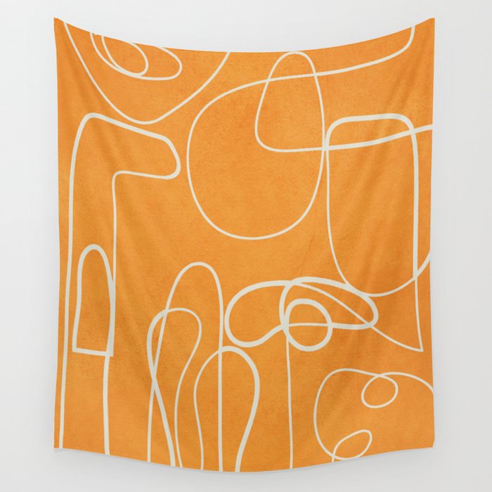 Lines in Space 6 Wall Tapestry Gallery Image 1