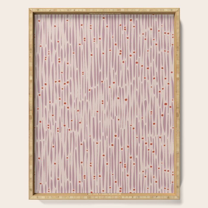 Simple Hand Drawn Pattern #14 Serving Tray Gallery Image 1