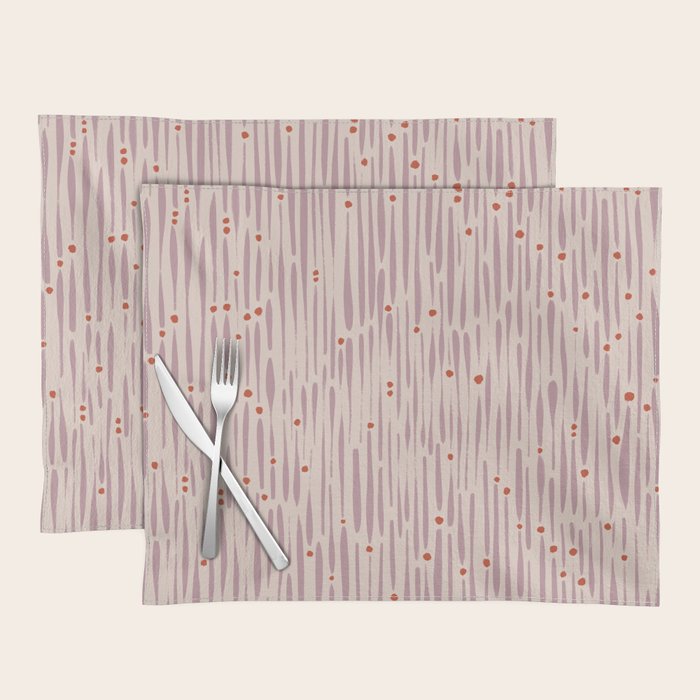 Simple Hand Drawn Pattern #14 Placemat Gallery Image 1
