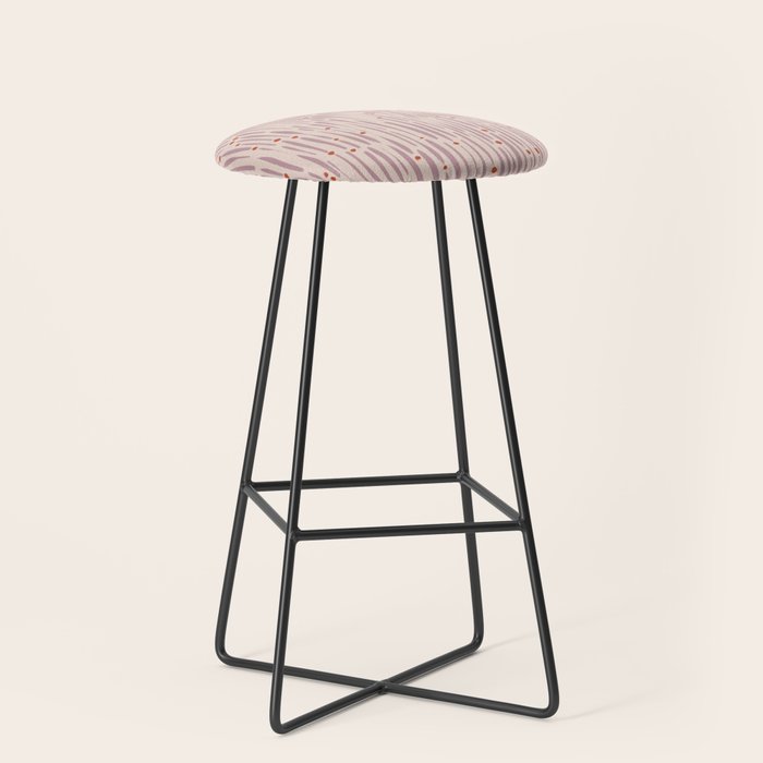Simple Hand Drawn Pattern #14 Stool Gallery Image 1