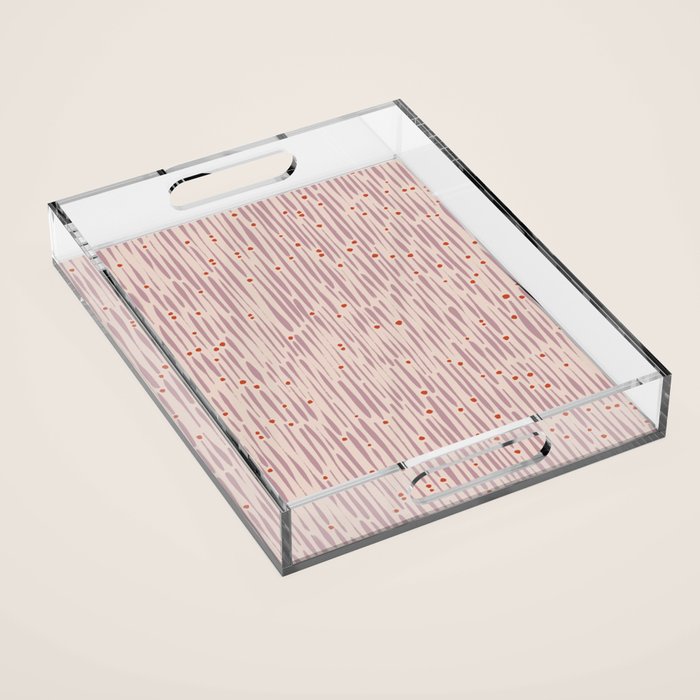 Simple Hand Drawn Pattern #14 Acrylic Tray Gallery Image 1