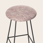 Simple Hand Drawn Pattern #14 Stool Gallery Image 2
