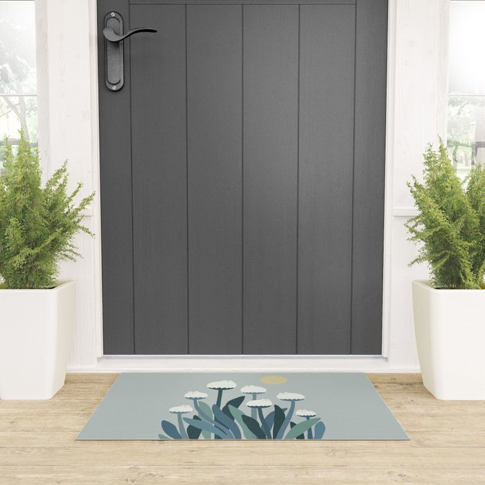 Cat and Plant 76 Welcome Mat Gallery Image 3