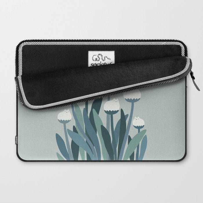 Cat and Plant 76 Laptop Sleeve Gallery Image 2