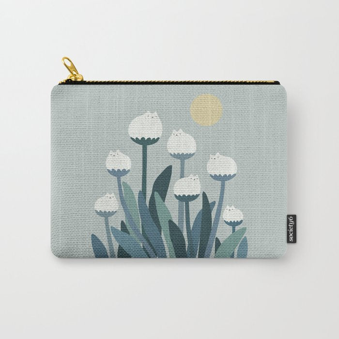 Cat and Plant 76 Carry All Pouch Gallery Image 1