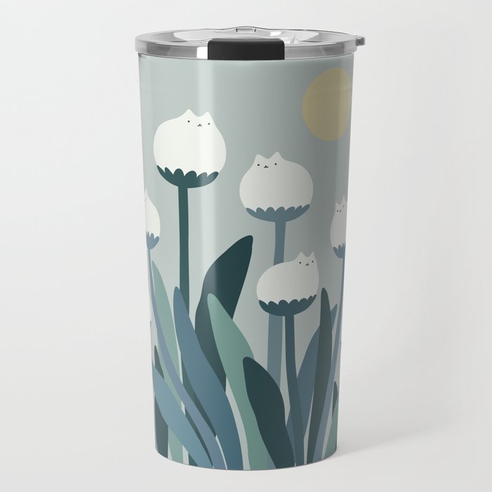 Cat and Plant 76 Travel Mug Gallery Image 1
